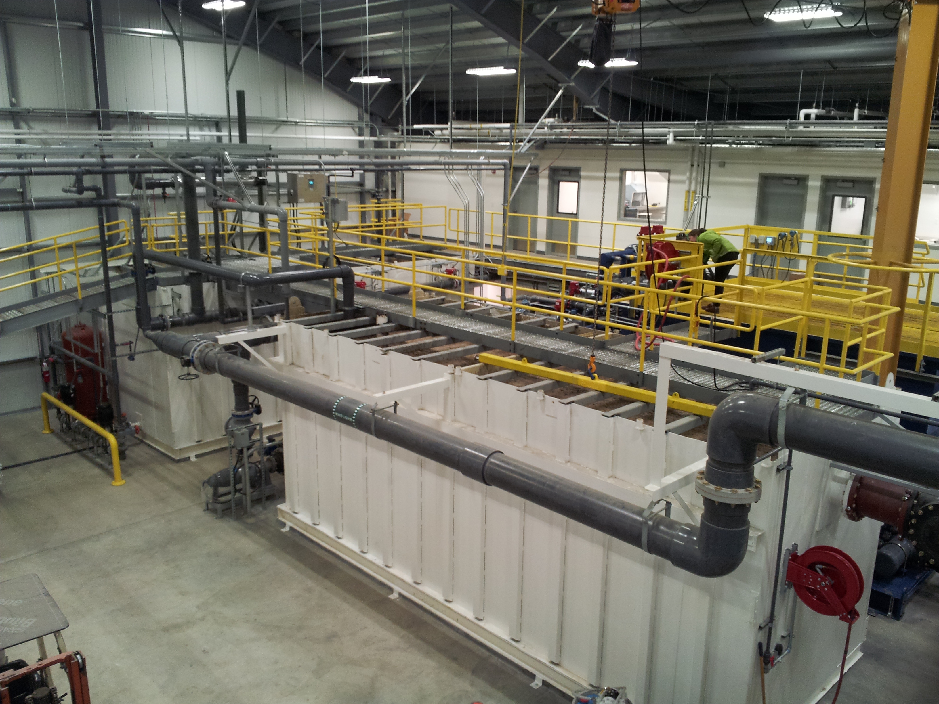 Mixed Liquor Wet Well and Filtrate Tank